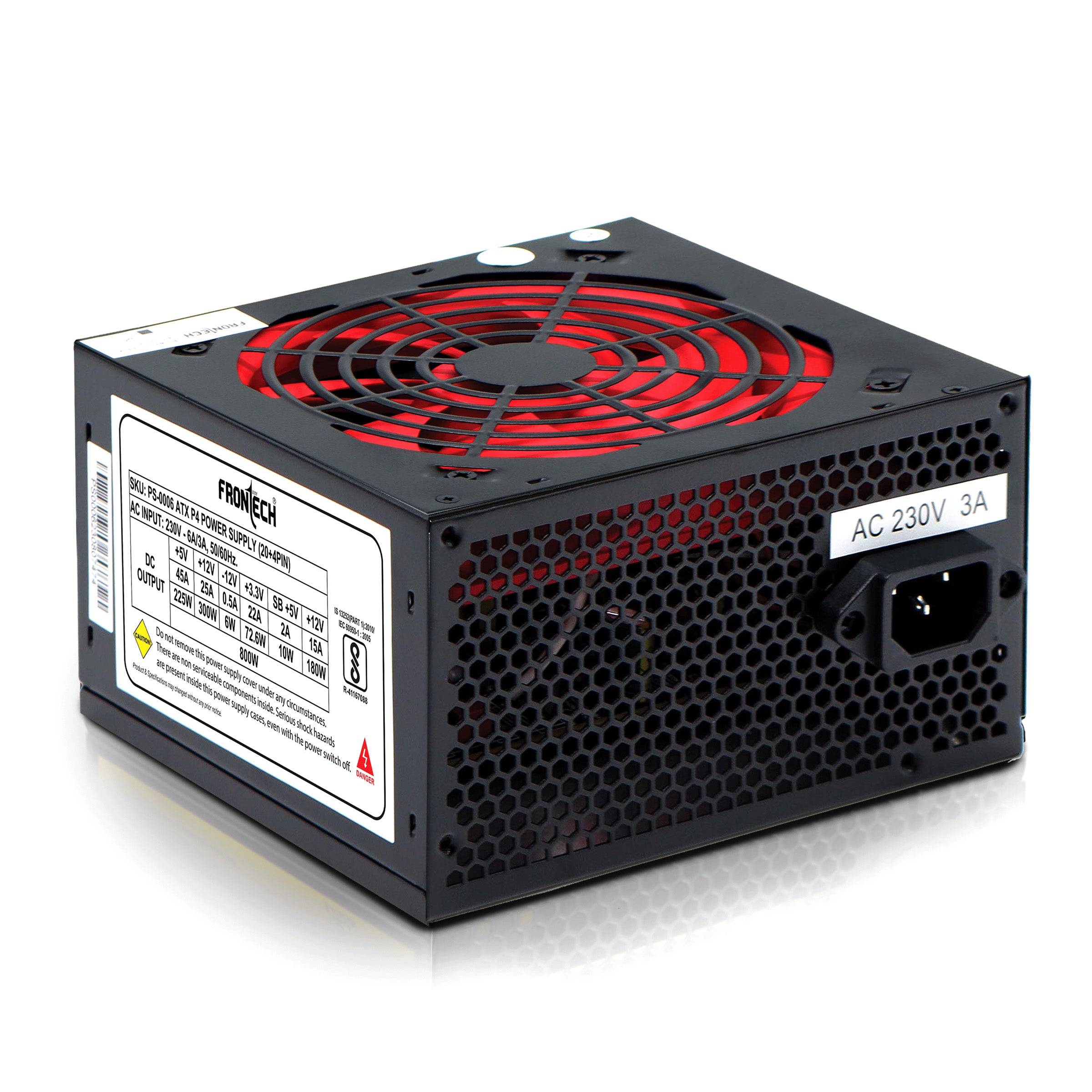 Frontech 800 Watts SMPS Power Supply Unit (PS-0006) Frontech 800 Watts SMPS Power Supply Unit (PS-0006)